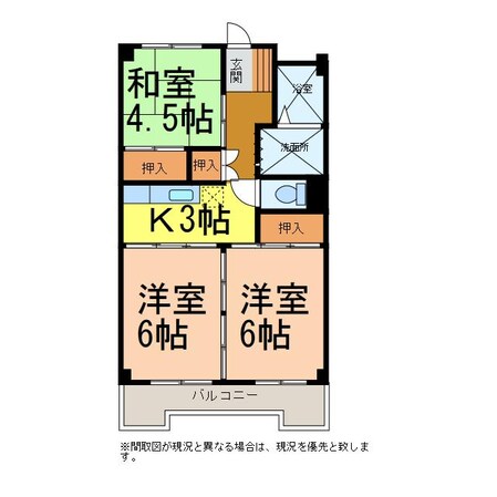 コーポ栄寿（第一）の物件間取画像